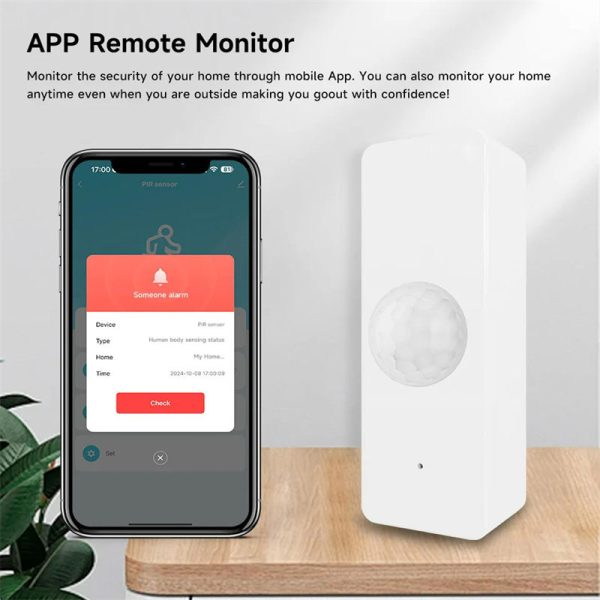 WiFi & Zigbee Smart PIR Motion Sensor Mini Movement Detector - Image 3