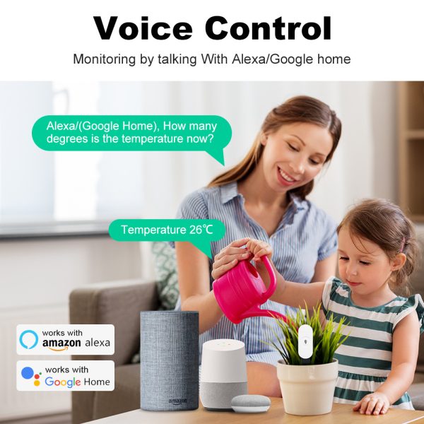 ZigBee 3.0 Smart Soil Moisture & Temperature Sensor with Voice - Image 2