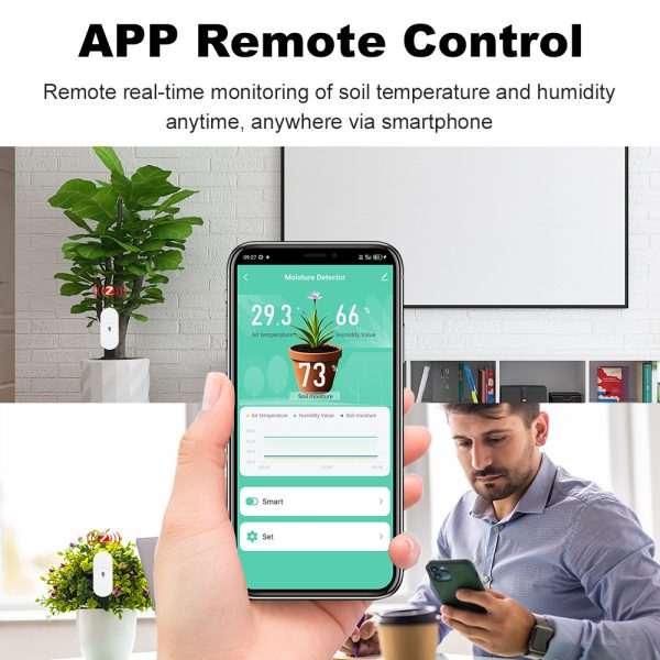 ZigBee 3.0 Smart Soil Moisture & Temperature Sensor with Voice - Image 4