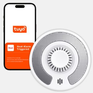 Wireless Interlinked Heat Alarm with 10-Year Battery for Kitchen