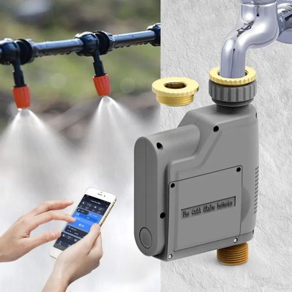 Tuya Zigbee WiFi Smart Sprinkler Timer with Water Flow Monitor - Image 2