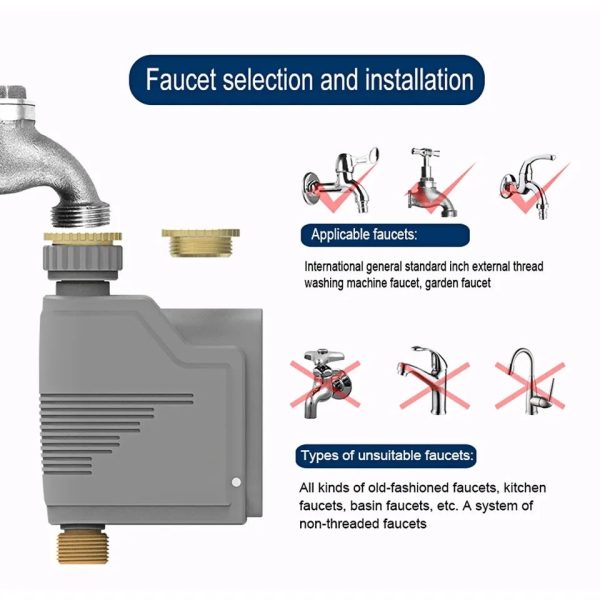 Tuya Zigbee WiFi Smart Sprinkler Timer with Water Flow Monitor - Image 3