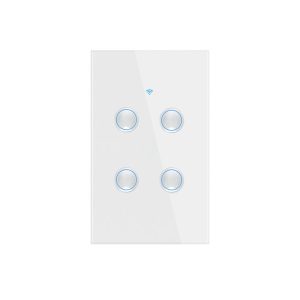 US AU Tuya Zigbee Multi-Gang Touch Light Switch with Groove Design