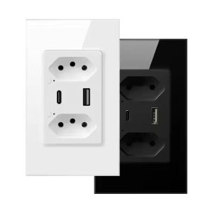 Tuya Brazil Smart Power Socket Plug Type C with WiFi