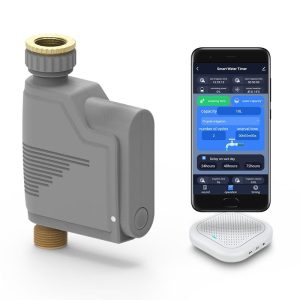 Tuya Zigbee WiFi Smart Sprinkler Timer with Water Flow Monitor