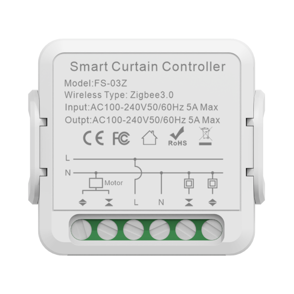 ‌Tuya WiFi Smart Curtain Switch Module - Remote Controlled Relay for Automated Curtains‌