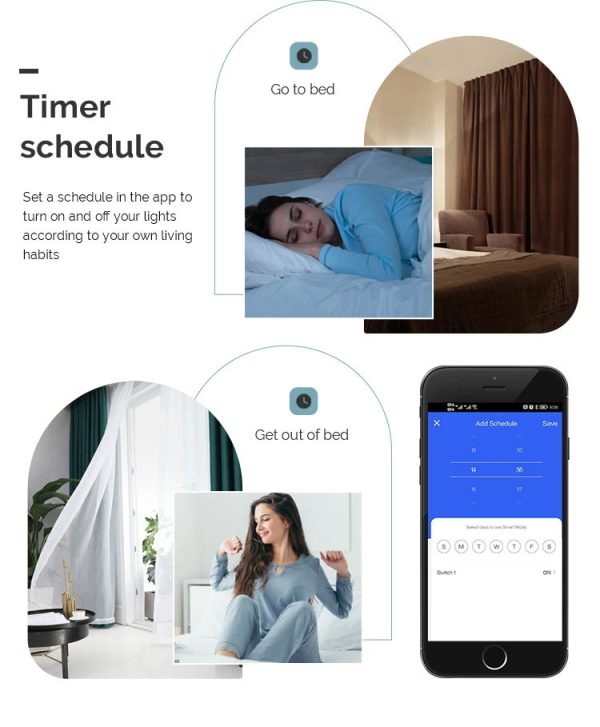 ‌Tuya WiFi Smart Curtain Switch Module - Remote Controlled Relay for Automated Curtains‌ - Image 6